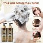 PURC Fast Hair Growth Products Set Biotin Anti Hair Loss Oil Shampoo Conditioner
