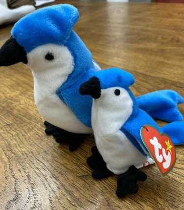 Ty Beanie Babies Rocket Blue Jay selling Errors