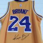 Kobe Bryant Signed Autographed Los Angeles Lakers Yellow Jersey COA