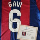 Gavi Signed Autographed Barcelona FC Jersey Shirt COA