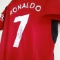 Cristiano Ronaldo Signed Autographed Manchester United Jersey Shirt COA