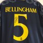 Jude Bellingham Signed Real Madrid Black Jersey Shirt COA