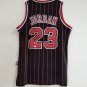 Michael Jordan Hand-Signed NBA Chicago Bulls Black Jersey COA