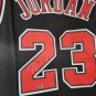 Michael Jordan Signed Autographed NBA Chicago Bulls Black Jersey COA