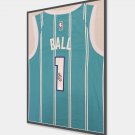 LaMelo Ball Signed Framed NBA Charlotte Hornets Jersey COA