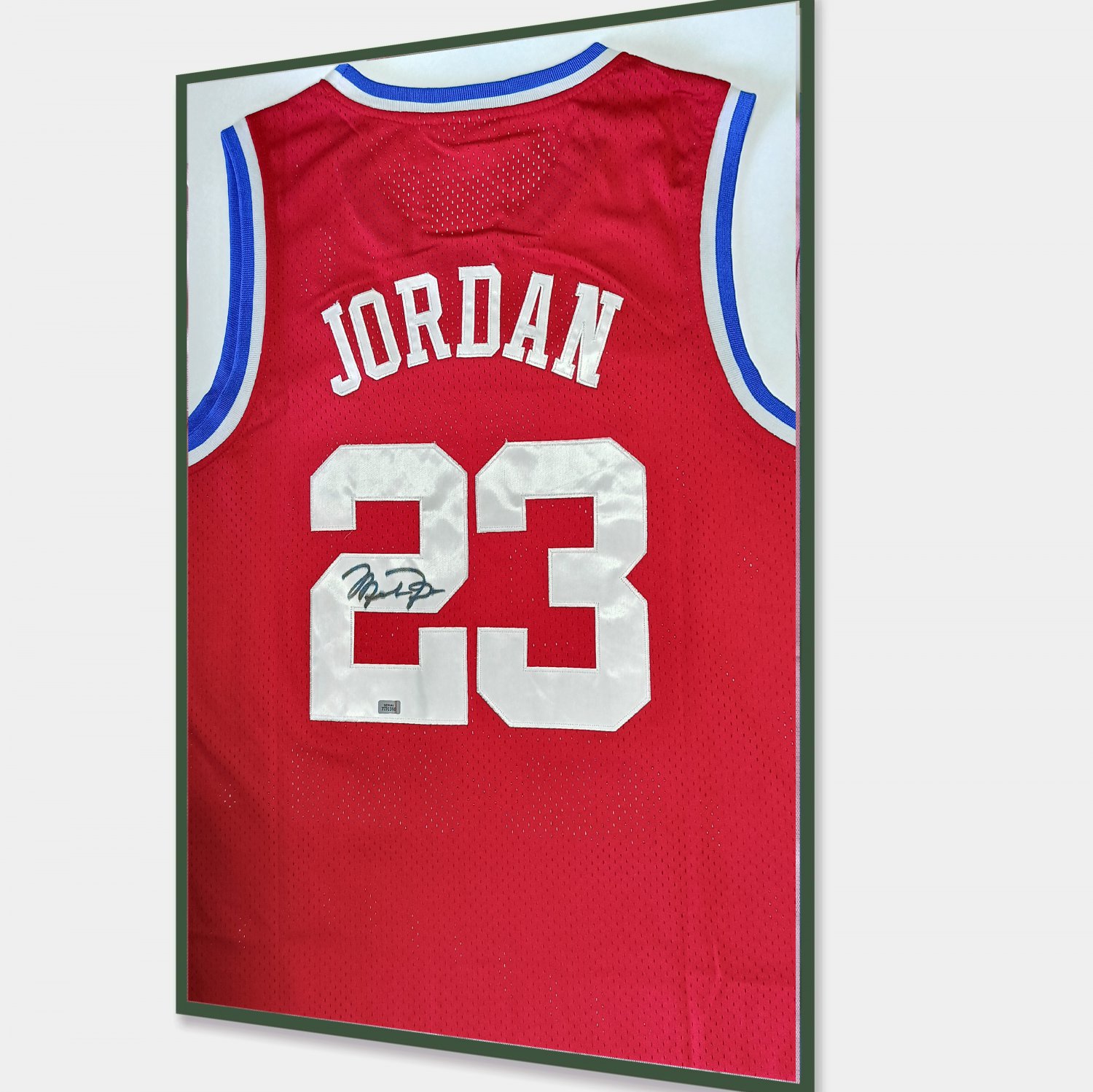 Michael Jordan #23 All-Star Game Mitchell & Ness NBA Jersey Red COA