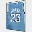 Michael Jordan Signed Framed #23 NBA North Carolina Blue Jersey COA