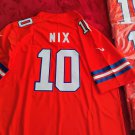 Bo Nix #10 Embroidered Denver Broncos Throwback Jersey