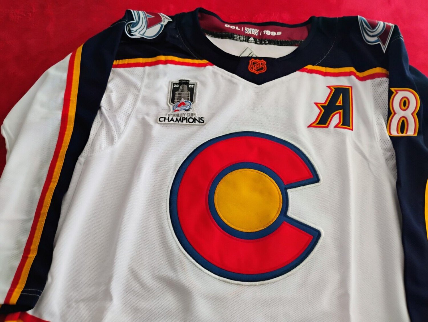 Cale Makar #8 Adidas 2.0 Retro White Jersey