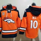 Bo Nix #10 Denver Broncos Fleece Hoodie M