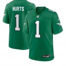 Philadelphia Eagles Jalen Hurts #1 Nike Kelly Green  Jersey 3XL