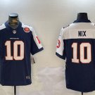 Bo Nix #10 Denver Broncos Jersey  Rare Blue Large NWT
