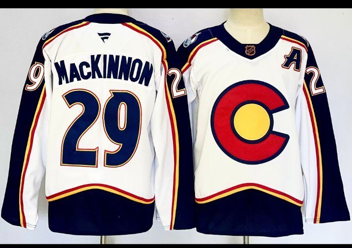 MacKINNON COLORADO AVALANCHE FANATICS REVERSE RETRO 2.0 2XL JERSEY NWT