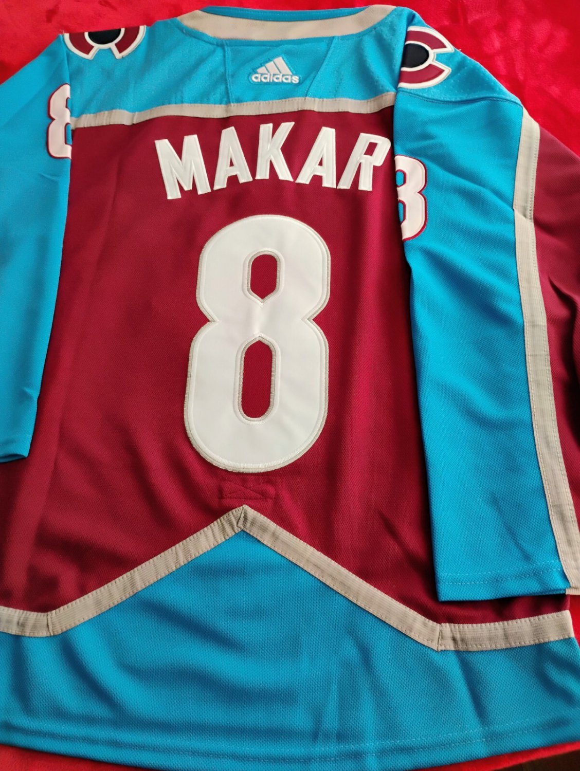 Colorado Avalanche Cale Makar #8 Medium adidas Burgundy Home Player Jersey NWT