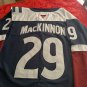 Nathan MacKinnon Fanatics Embroidered Navy Jersey L NWT