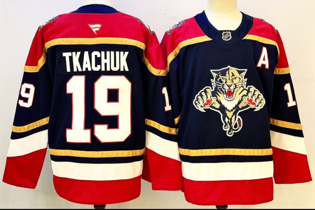 Florida Panthers #19 Matthew Tkachuk Navy Reverse Retro Stitched X Large NWT