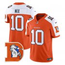 NWT  Women's Bo Nix #10 Denver Broncos Rare Jersey  Orange Medium