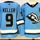 NWT Clayton Keller #9 Utah Hockey Mammoth Stitched Blue