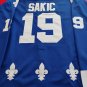 NWT Joe Sakic CCM Quebec Nordiques Jersey Blue