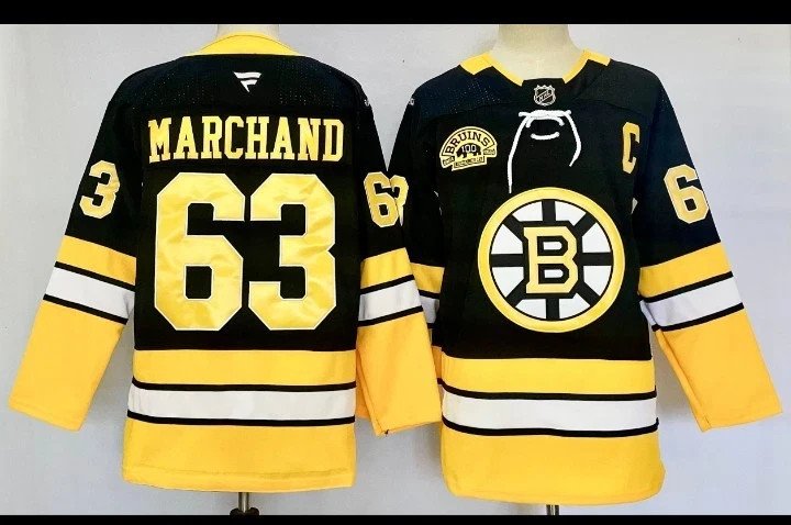 NWT Brad Marchand Boston Bruins Fanatics Home Breakaway Jersey - Black