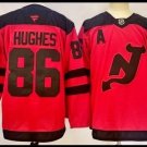NWT Jack Hughes #86 Red New Jersey Devils 2024 Stadium Series