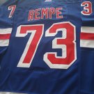NWT Matt Rempe New York Rangers Adidas Home Breakaway Jersey 3xl - Blue