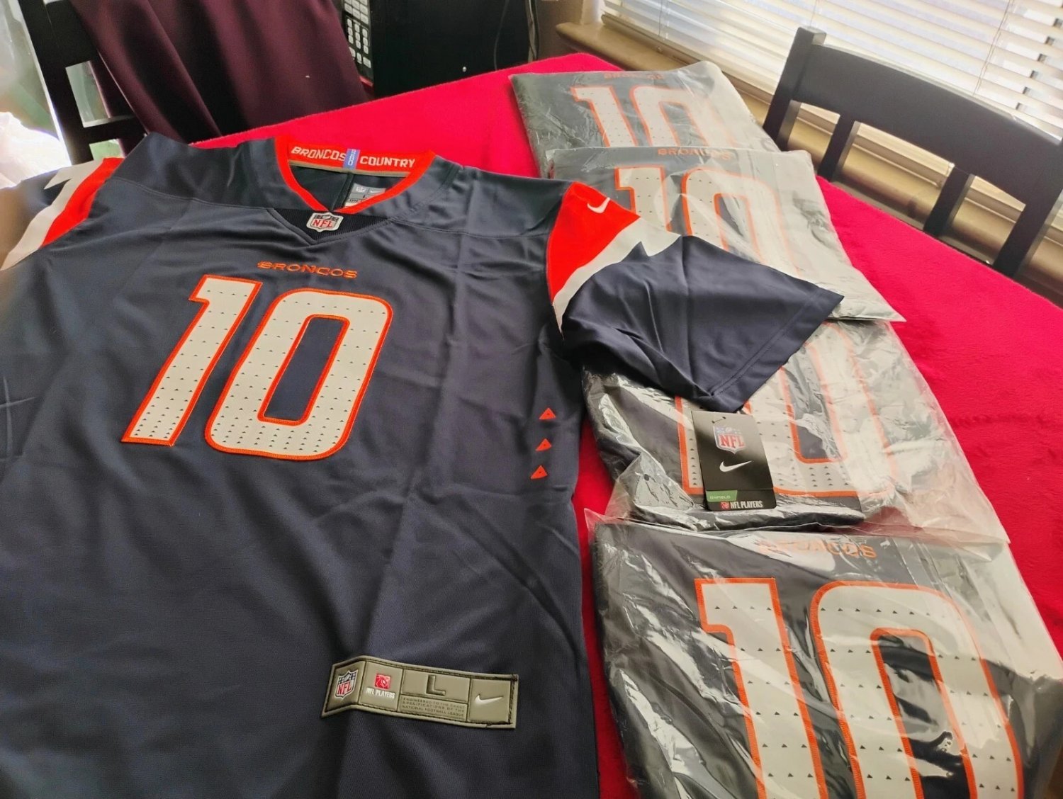 Bo Nix #10 Denver Broncos Jersey Blue