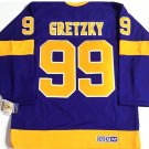 WAYNE GRETZKY LA KINGS HOME CROWN NHL LICENSE CCM HOCKEY JERSEY