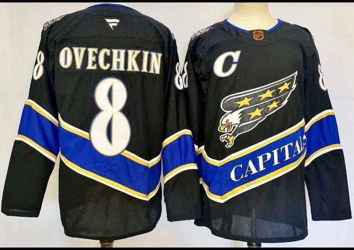 NWT Washington Capitals Alex Ovechkin Fanatics Screaming Eagle Reverse Retro