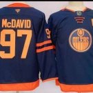 NWT Connor Mcdavid #97 Edmonton Oilers Navy Jersey Stitched