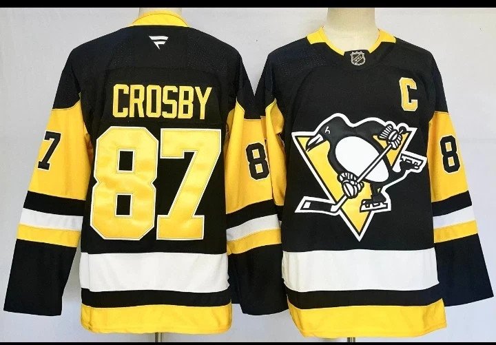 NWT Sidney Crosby Pittsburgh Penguins Fanatics Captain Patch Home Jersey