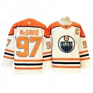 NWT Connor Mcdavid #97 Edmonton Oilers cream Jersey Stitched