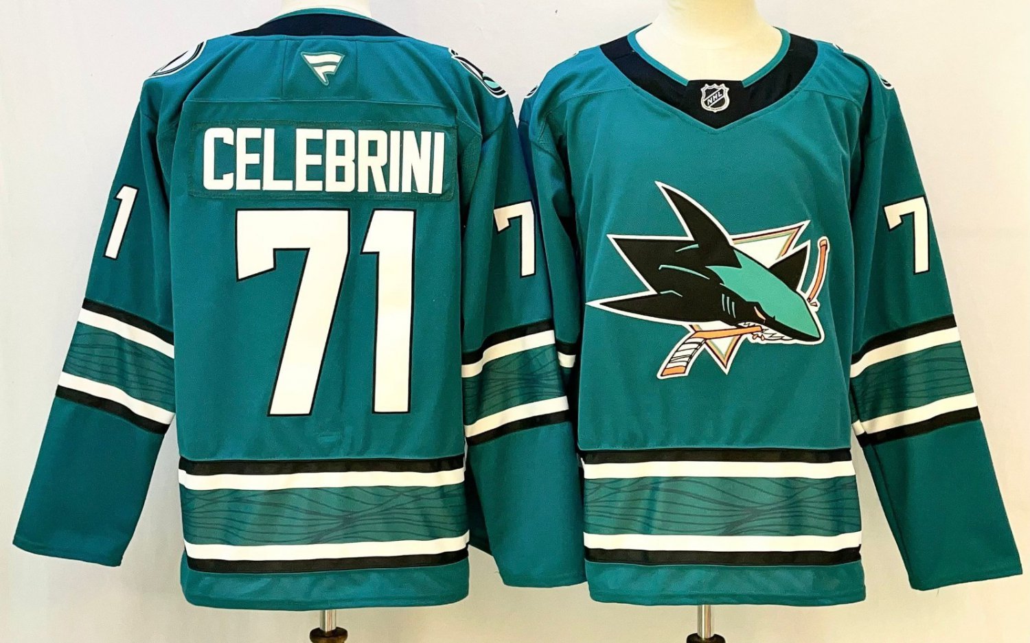 Macklin Celebrini San Jose Sharks Fanatics Home Breakaway Jersey &acirc;�� Teal