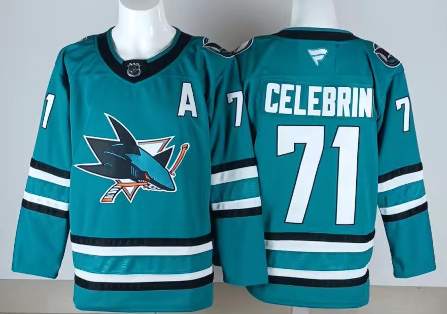 macklin celebrini sharks jersey