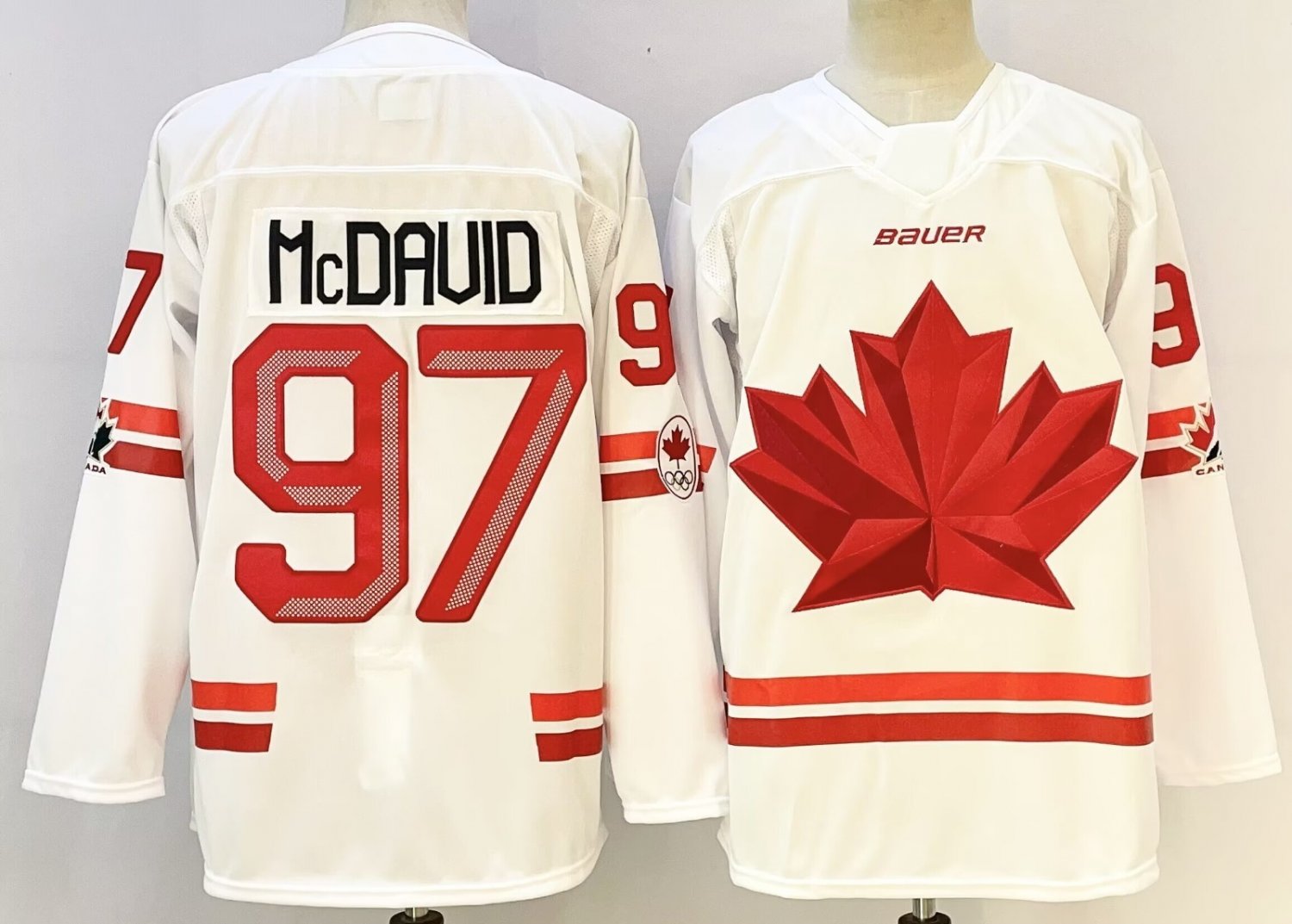 Team Canada 2026 Olympic Jerseys McDavid White