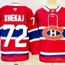 NWT Montreal Canadiens Arber Xhekaj Embroidery Fanatics Home Custom Jersey - Red