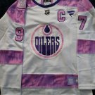 Women's Connor McDavid #97 Edmonton Oilers Hockey Fights Cancer Jersey