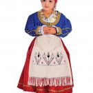 Greek Cretan traditional costume girl