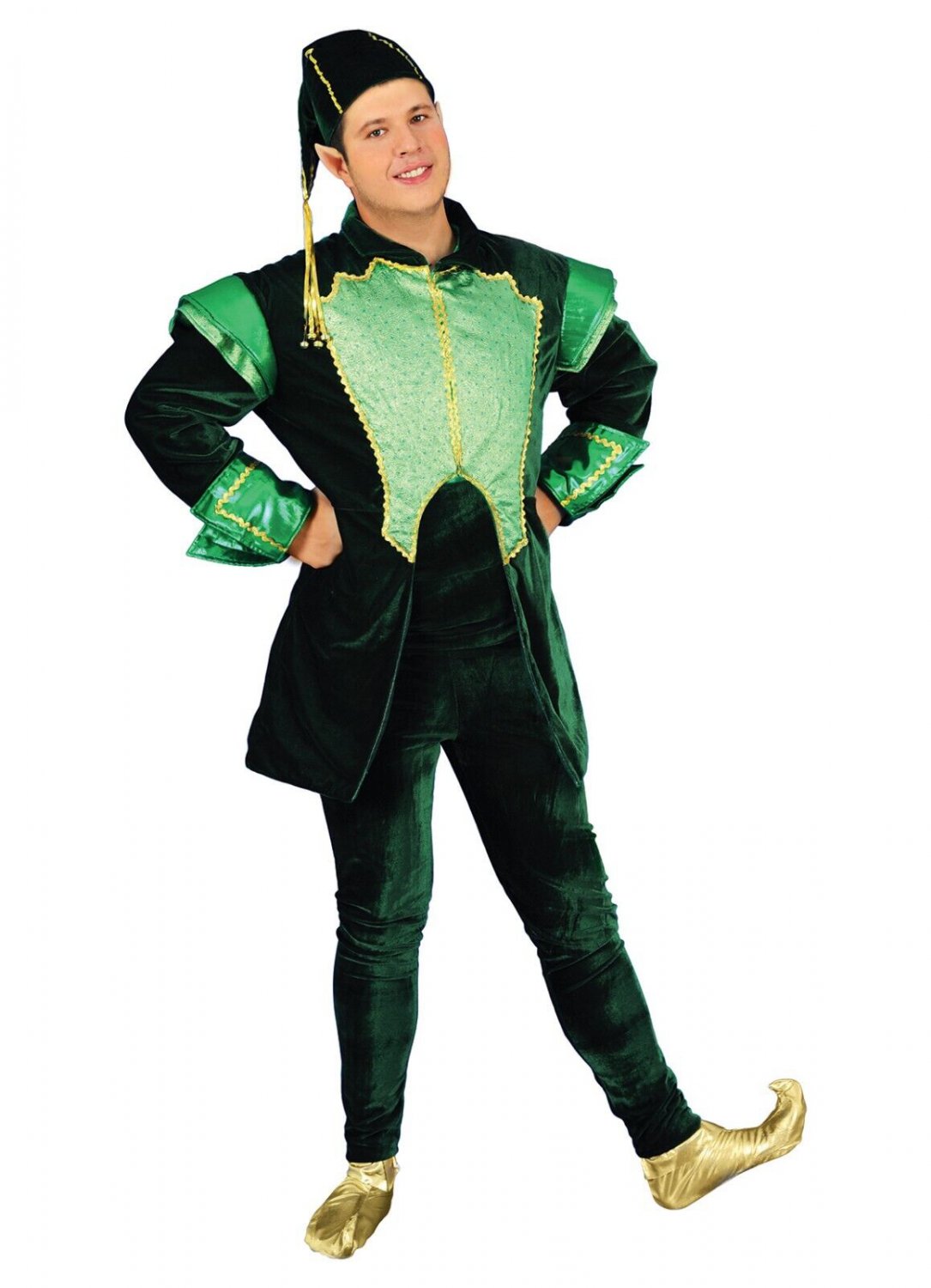 ELF GREEN COSTUME men handmade