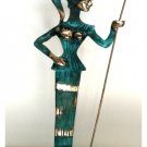 Greek Statue of Athena with a Pole from brass  6.5cm x 14cm