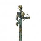 Statue Deity Asklepios from brass 19cm x 8 cm