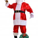 Satin Santa Claus costume XXL handmade