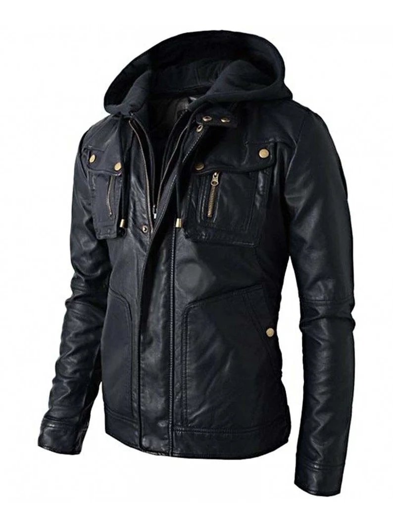 Handmade Men's Leather Jacket