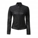 HANDMADE WOMEN'S LEATHER JACKET