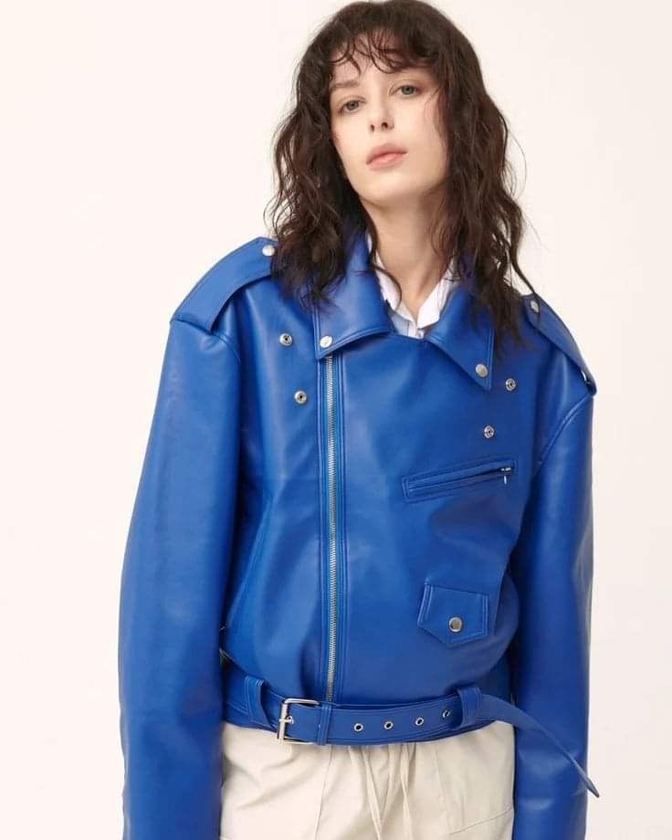 HANDMADE WOMEN'S LEATHER JACKET