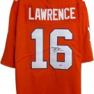 Trevor Lawrence Jacksonville Jaguars Hand Signed Orange Jersey BAS COA