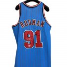 Jersey Dennis Rodman Chicago Bulls Hand Signed Black BAS COA