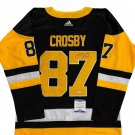 Sidney Crosby Pittsburgh Penguins Signed Jersey Autographed BAS COA