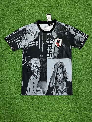 2025  Japan Black Grey Special Edition Fans Soccer Jersey
