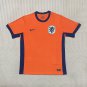 2025 New Dutch home orange shortsleeved football for Euro